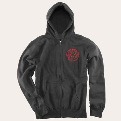 Slave Loaded Zip Hood - Black - Sweatshirt