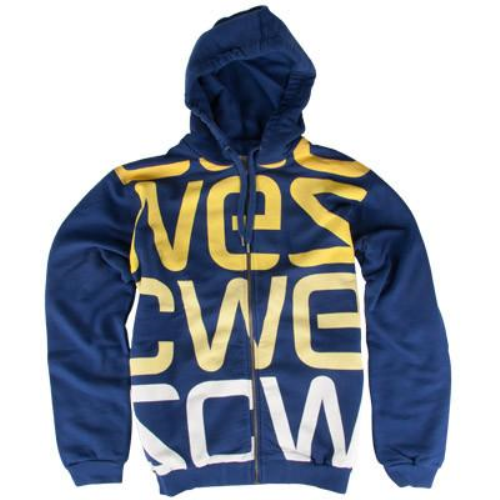 WeSC Logo Biggest - Men's Sweatshirts - Blue Depths