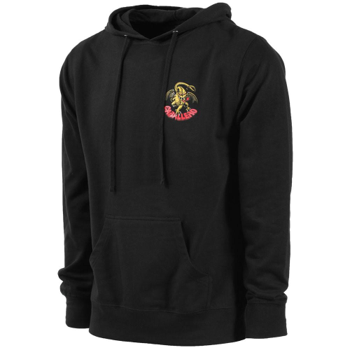 Powell Peralta Steve Caballero Dragon Hooded Pullover - Black - Men's Sweatshirt