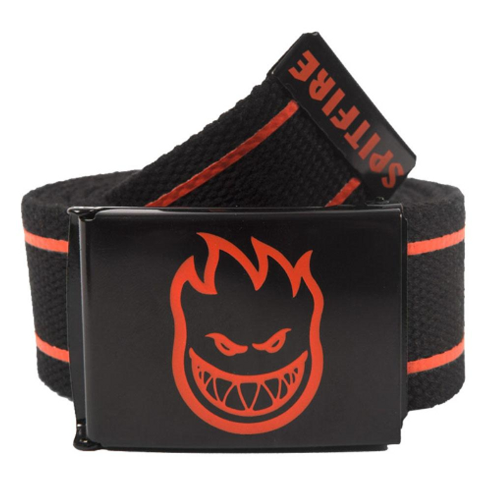 Spitfire Bighead Stripes - Black/Orange - Men's Belt