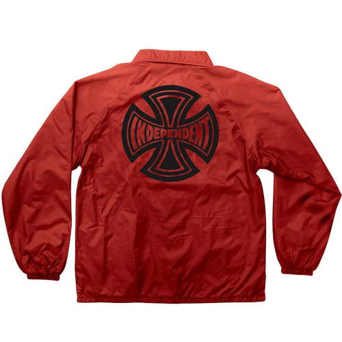 Independent Subdue Coach Windbreaker - Red - Men's Jacket