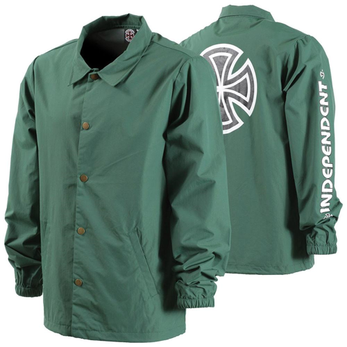 Independent Bar/Cross Coach Windbreaker - Forest - Men's Jacket