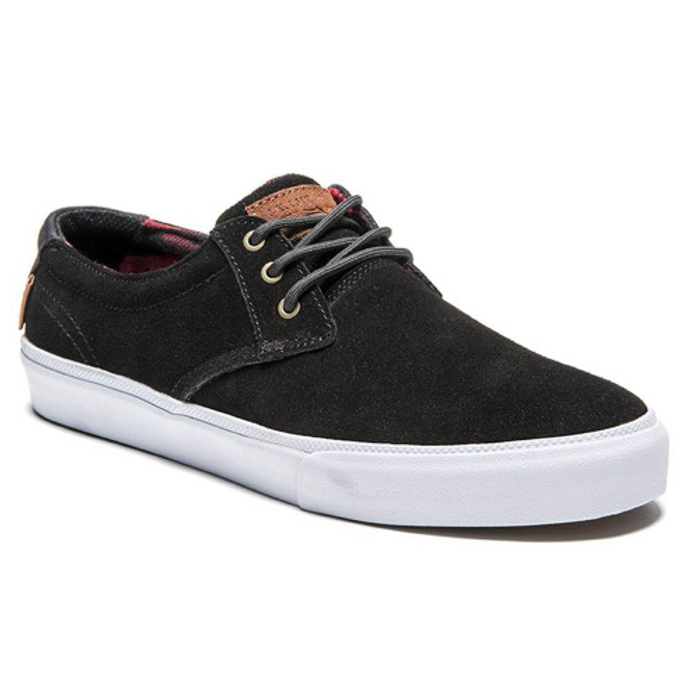 Lakai MJ - Black/Red Suede - Men's Skateboard Shoes