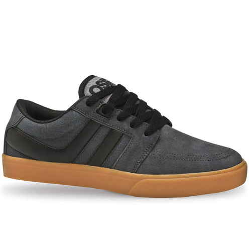 Osiris Lumin - Charcoal/Black/Gum - Men's Skateboard Shoes