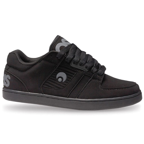 Osiris Script - Black/Black/Charcoal - Men's Skateboard Shoes