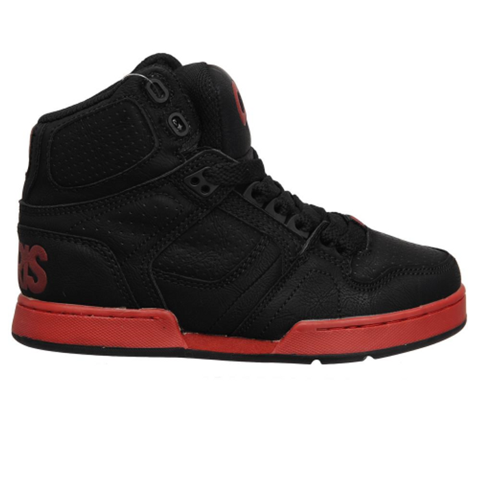Osiris NYC 83 - Black/Red - Boy's Skateboard Shoes