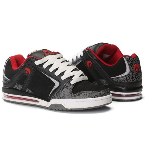 Osiris PXL - Black/Red - Men's Skateboard Shoes