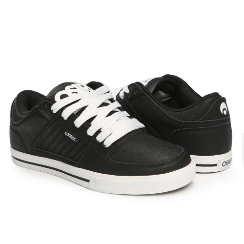 Osiris Protocol - Black/White/Black - Men's Skateboard Shoes