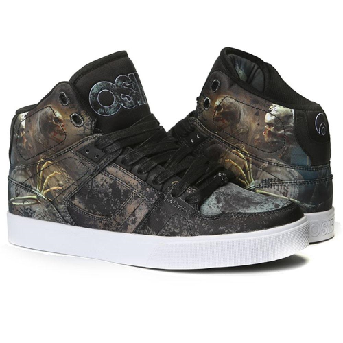 Osiris NYC 83 Vulc - Huit/Skull/Army - Men's Skateboard Shoes