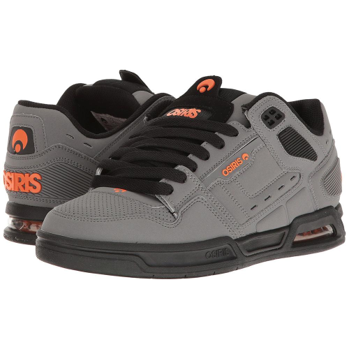 Osiris Peril - Charcoal/Black/Orange - Men's Skateboard Shoes