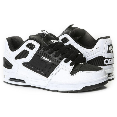 Osiris Peril - White/Black/White - Men's Skateboard Shoes