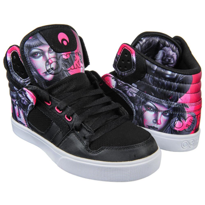 Osiris Clone - Owl/Queen/Pink - Women's Skateboard Shoes