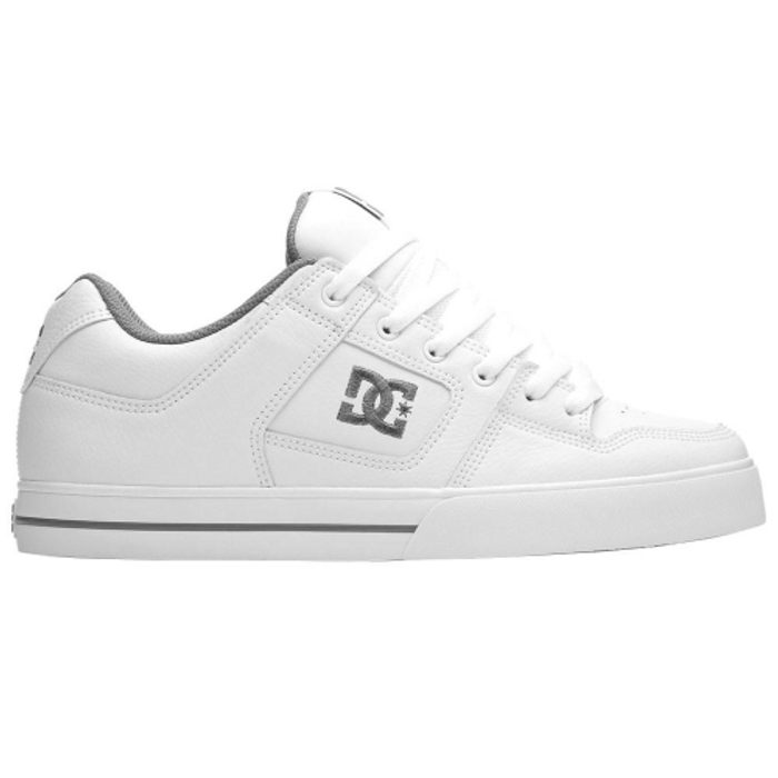 DC Pure - White/Battleship/White HBW - Men's Skateboard Shoes