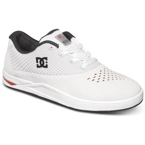 DC N2 S - White/Red WRD - Men's Skateboard Shoes