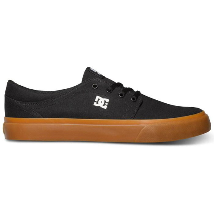 DC Trase TX - Black w/ Gum BGM - Men's Skateboard Shoes