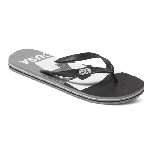 DC Spray Graffik - Grey/Black/Grey GBG - Men's Sandals