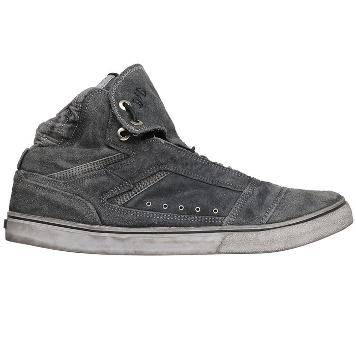 Globe The Heathen Hi - Black R2R Wash - Men's Skateboard Shoes