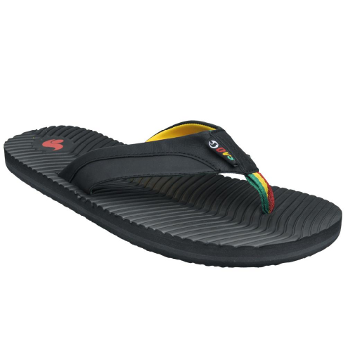 DVS Rincon - Black/Rasta 001 - Sandals