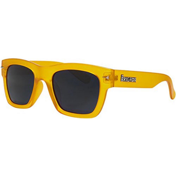 Brigada Big Shot - Burnt Orange/Frost w/ Smoke Polarized Lens - Sunglasses