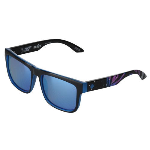 Spy Discord Square Livery - Black - Happy Bronze/Light Blue Lens - Sunglasses