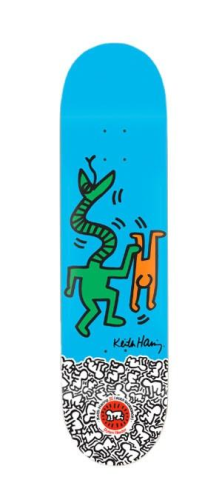 Alien Workshop Keith Haring Dylan Rieder - Blue - 8.0 - Skateboard Deck