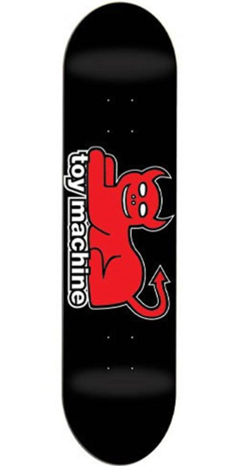 Toy Machine Devil Cat Large - Black/Red - 8.375 - Skateboard Deck