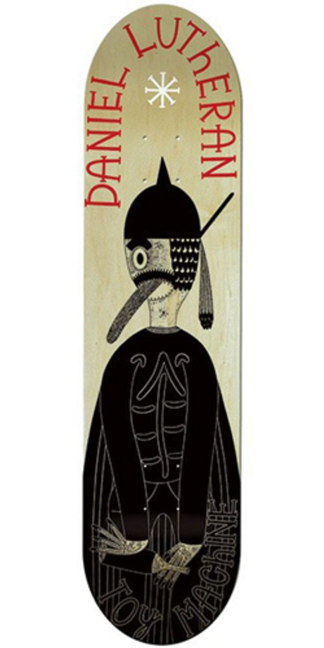 Toy Machine Lutheran Pearce - Natural/Black - 8.375 - Skateboard Deck