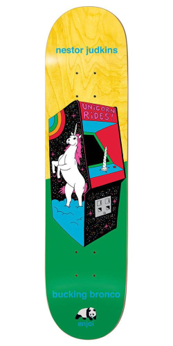 Enjoi Nestor Judkins Arcade Machines R7 - Yellow/Green - 8.25