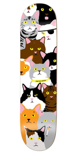 Enjoi Ben Raemers Cat Series R7 - Multi - 8.0in - Skateboard Deck