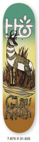 Habitat Terrene Guru Khalsa - Yellow - 7.875 - Skateboard Deck