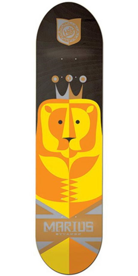 Habitat Marius Regalia - Orange/Yellow - 8.25in - Skateboard Deck