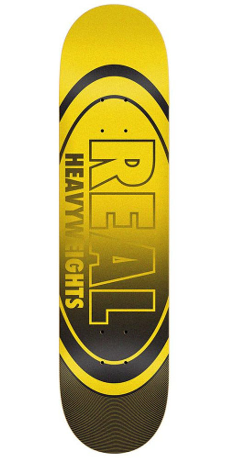Real Heavyweight - Yellow/Black - 8.25in x 32.0in - Skateboard Deck