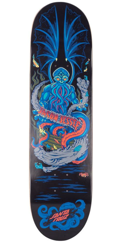 Santa Cruz Jessee Cthulhu - Black - 8.5in x 32.2in - Skateboard Deck