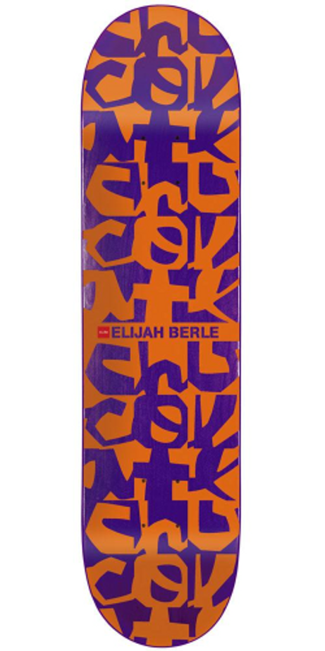 Chocolate Berle Deconstruct - Orange/Purple - 8.5in x 32.25in - Skateboard Deck