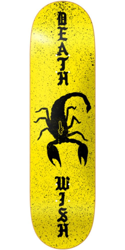 Deathwish Scorpion - 8.5in - Yellow - Skateboard Deck