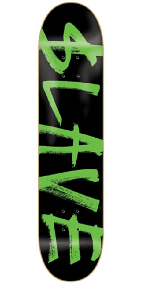 Slave Corporate - Black/Green - 7.75 - Skateboard Deck