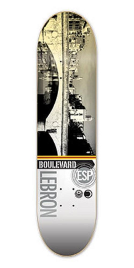 BLVD Lebron Cityscape - Grey/Multi - 8.1 - Skateboard Deck