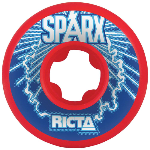 Ricta Sparx Shockwaves - Red - 52mm 81b - Skateboard Wheels (Set of 4)