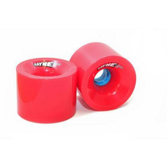 Rayne Greed Series - Red/Blue Core - 75mm 77a - Skateboard Wheels (Set of 4)