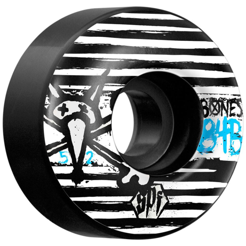 Bones Strokes SPF V1 - Black - 52mm - Skateboard Wheels (Set of 4)