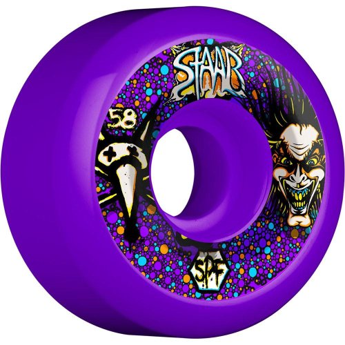 Bones SPF Pro Staab Scientist - Purple - 58mm 84b - Skateboard Wheels (Set of 4)