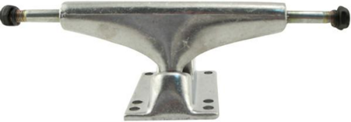 Rock On - Silver/Silver - 5.0in - Skateboard Trucks (Set of 2)