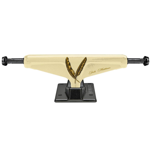 Venture Matthews V-Light Feather High - White/Black - 5.2 - Skateboard Trucks (Set of 2)