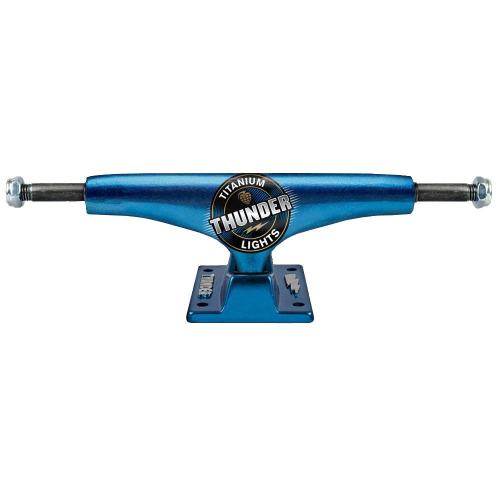 Thunder Cobalt Titanium Lights High - Blue - 145mm - Skateboard Trucks (Set of 2)