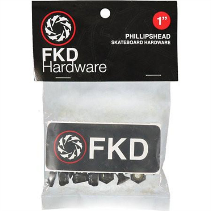 FKD Phillips - Black - 1in - Skateboard Mounting Hardware