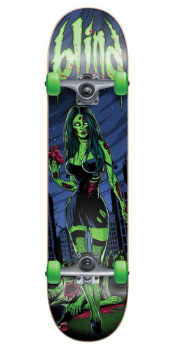 Blind Maneater - Green/Blue - 7.6 - Complete Skateboard