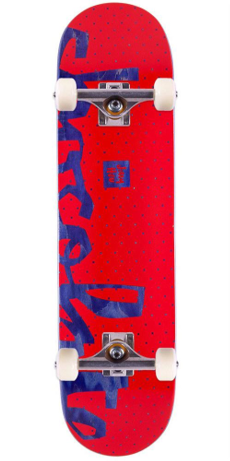 Chocolate HSU Floaters - Red/Black - 7.75in x 31.125in - Complete Skateboard