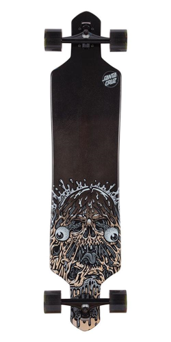 Santa Cruz Face Ripper Drop Thru - Multi - 9.2in x 41in - Complete Skateboard