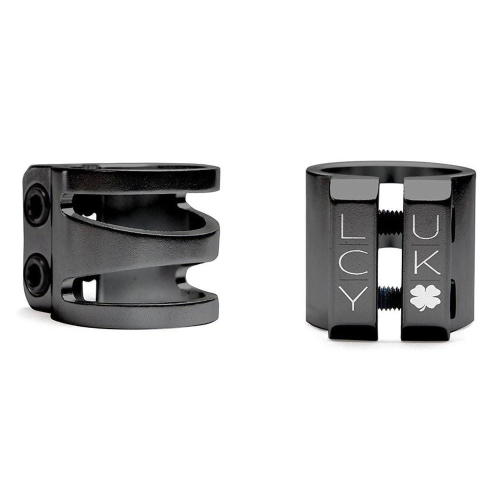 Lucky Dub Cut Out 1 3/8" - Black - Scooter Clamp