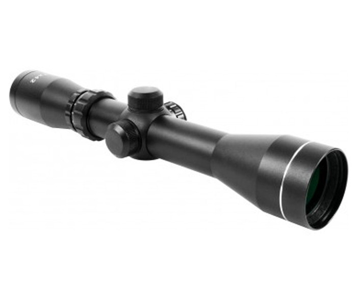 Aim Sports 2-7x42mm Rifle Scope w/ Mil Dot Reticle - Scout Series (JHI2742G-M)